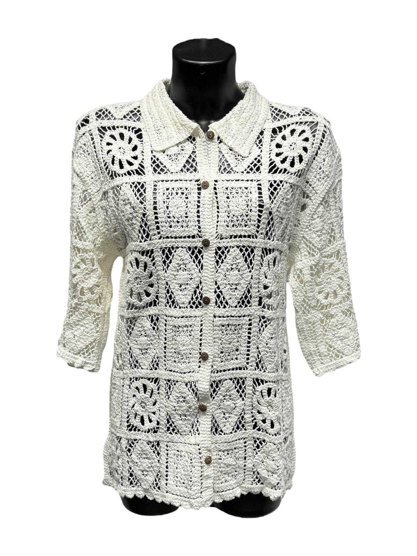 Blouse Blanc en coton