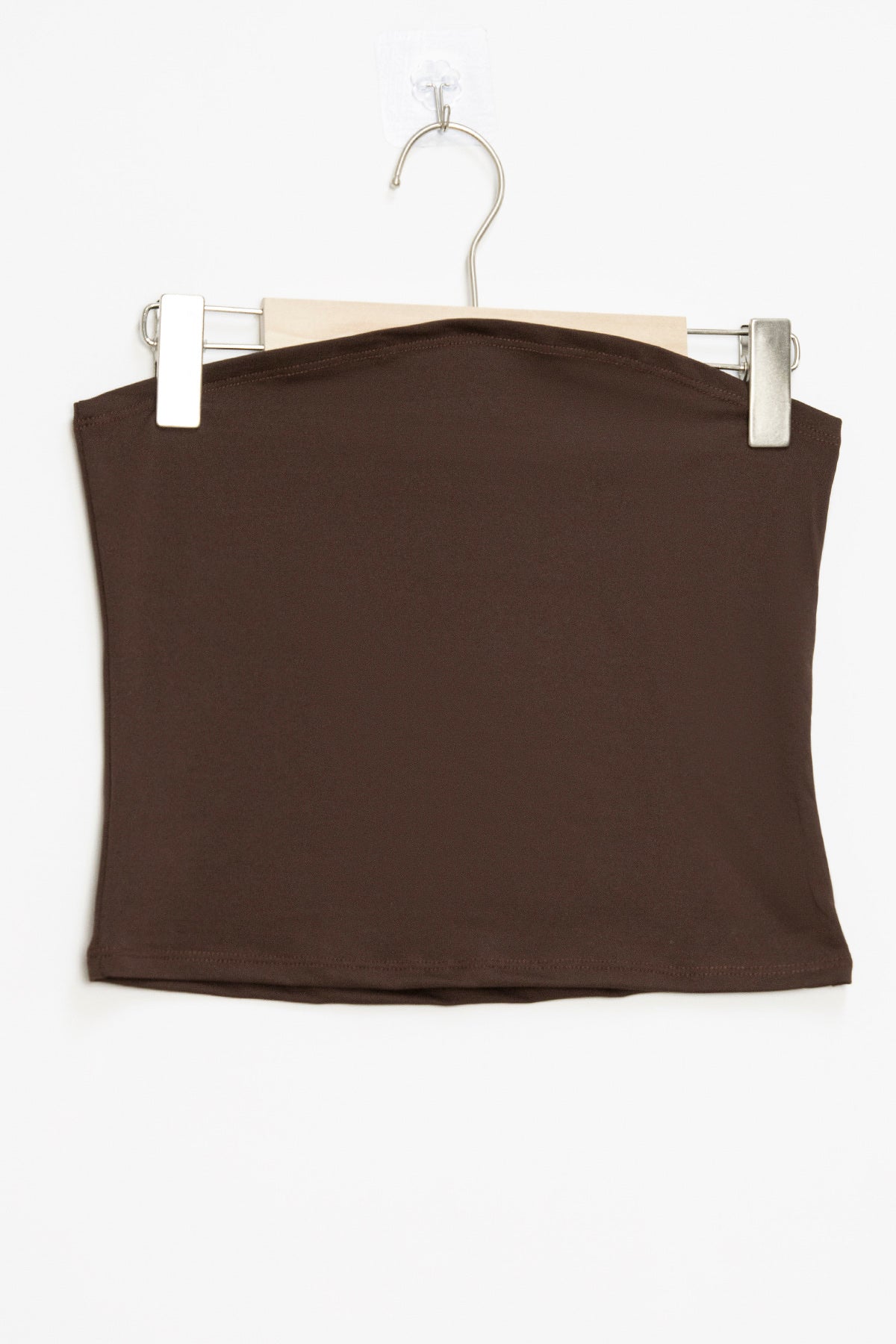 Bandeau Top Uni Chocolat Femme