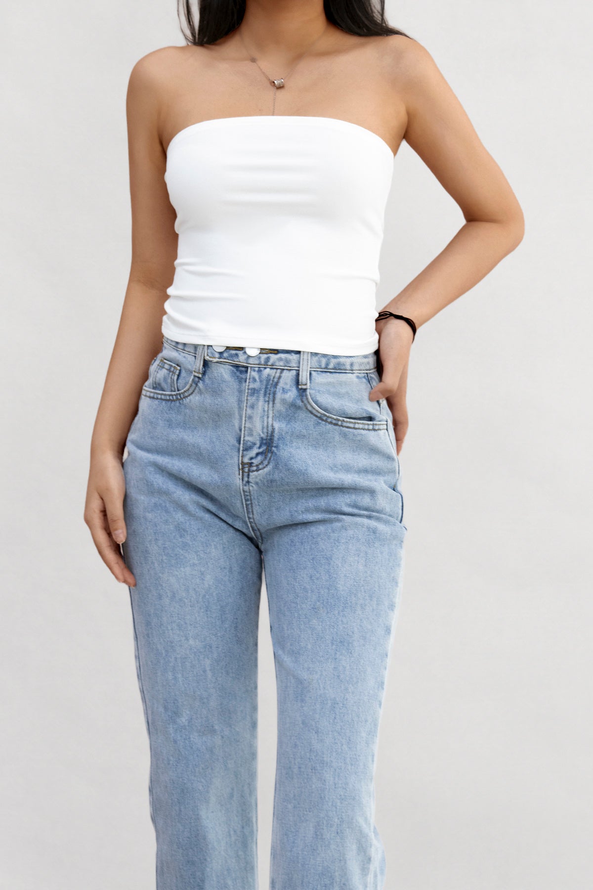 Bandeau Top Uni Chocolat Femme