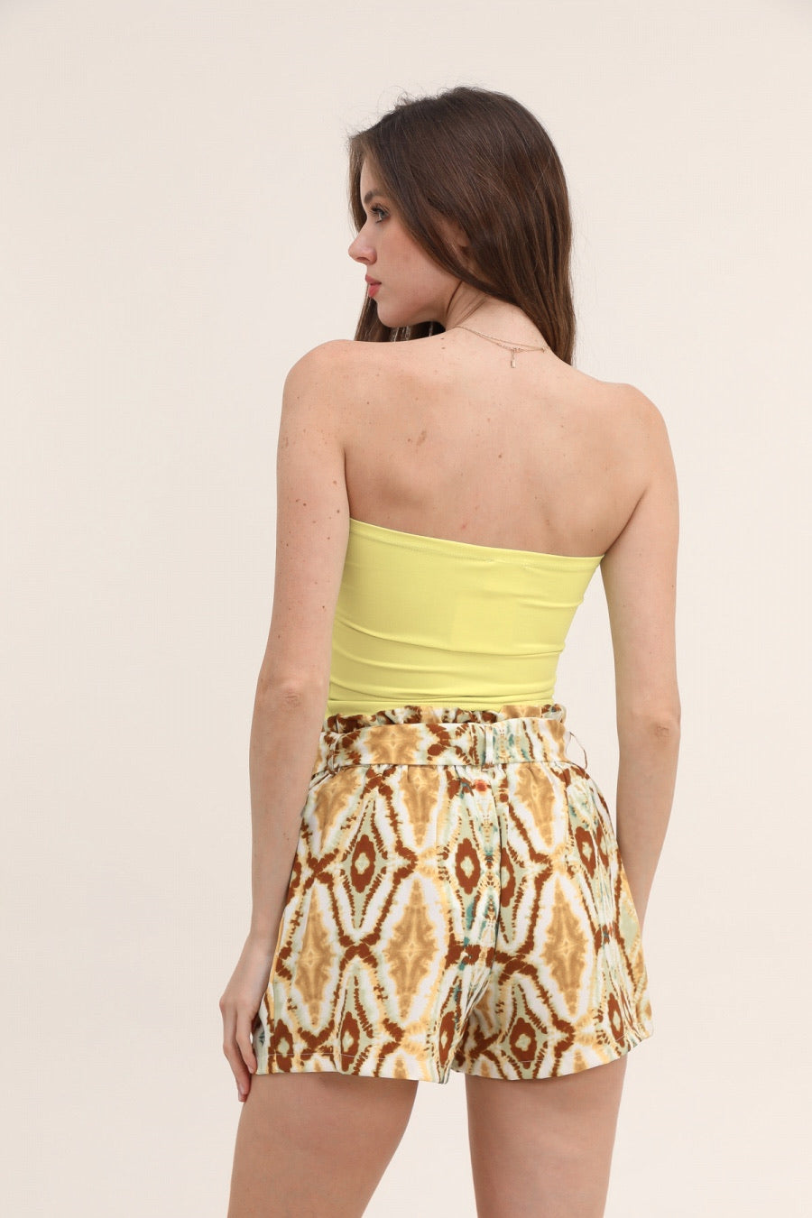 Bandeau Top Uni Chocolat Femme