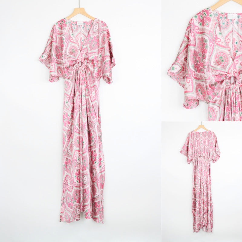 Robe longue bohème Grand Taille à motifs ethniques – Liberté & Élégance