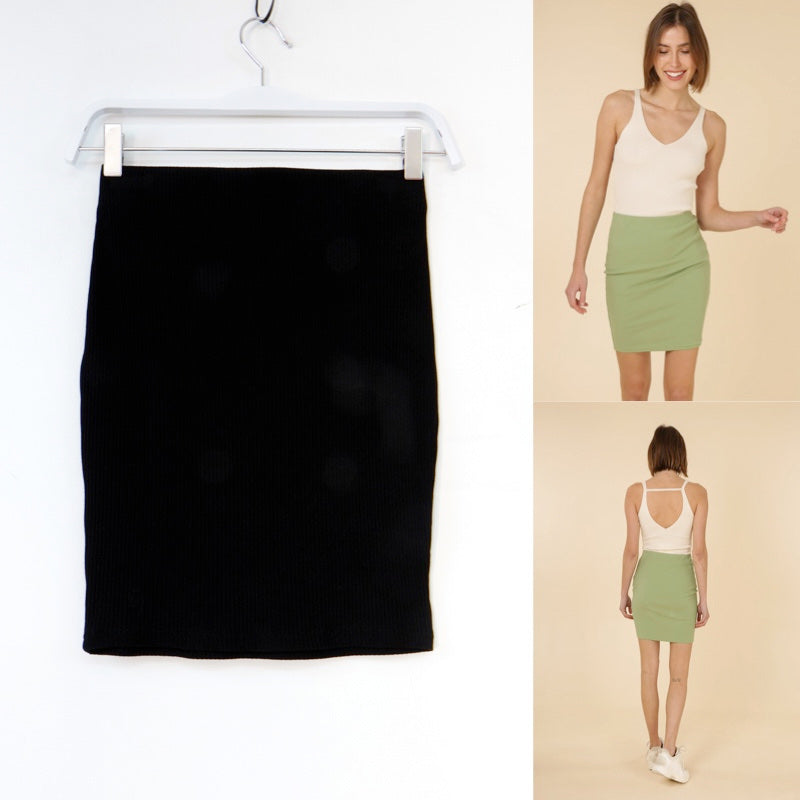 💚 Jupe Courte Ajustée – Style Casual Chic | Femme