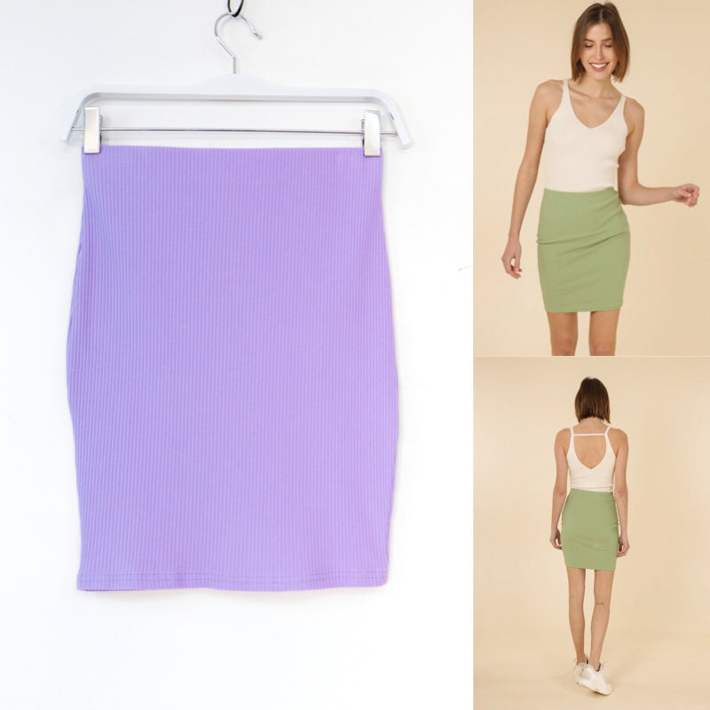 💚 Jupe Courte Ajustée – Style Casual Chic | Femme