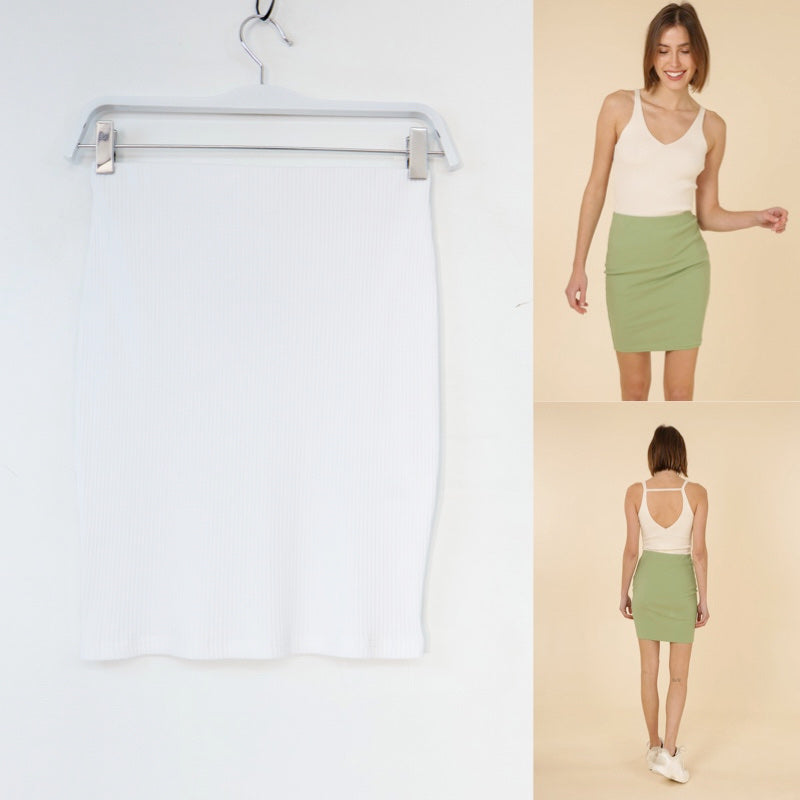 💚 Jupe Courte Ajustée – Style Casual Chic | Femme