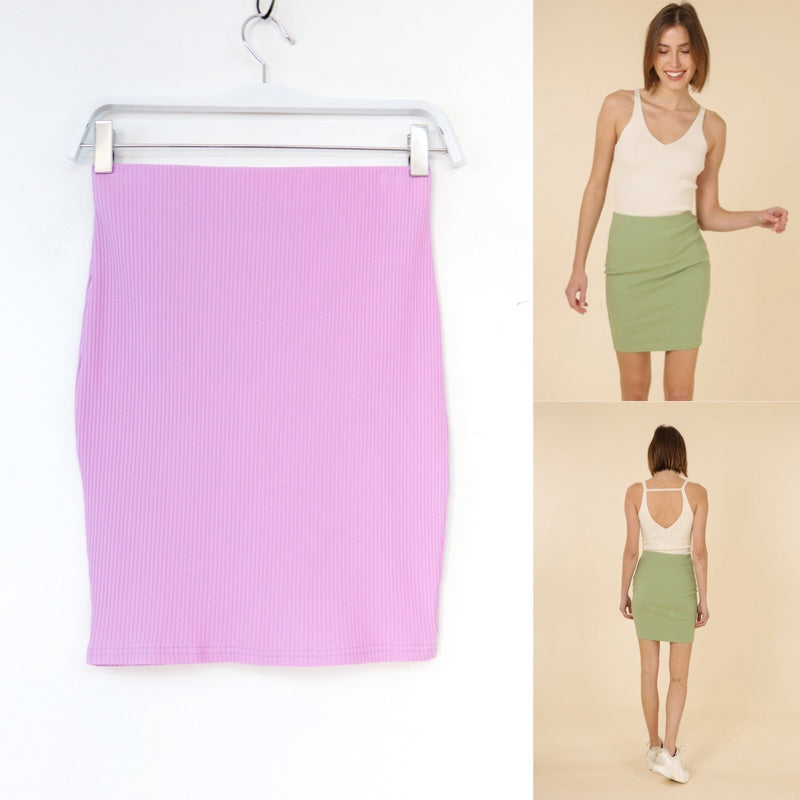 💚 Jupe Courte Ajustée – Style Casual Chic | Femme