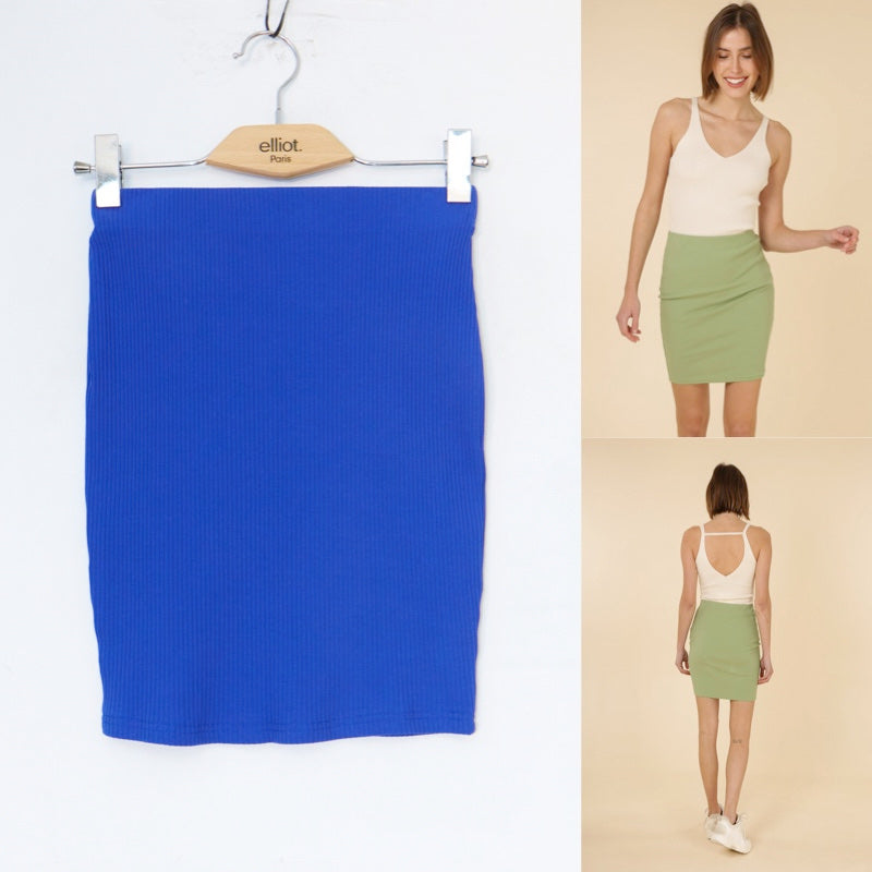 💚 Jupe Courte Ajustée – Style Casual Chic | Femme