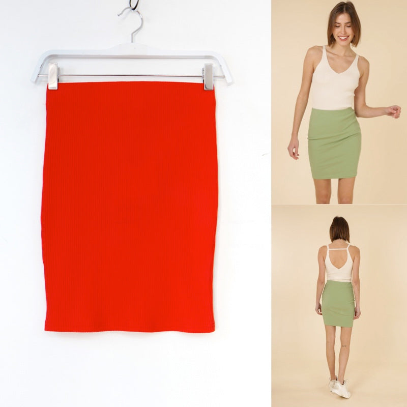 💚 Jupe Courte Ajustée – Style Casual Chic | Femme