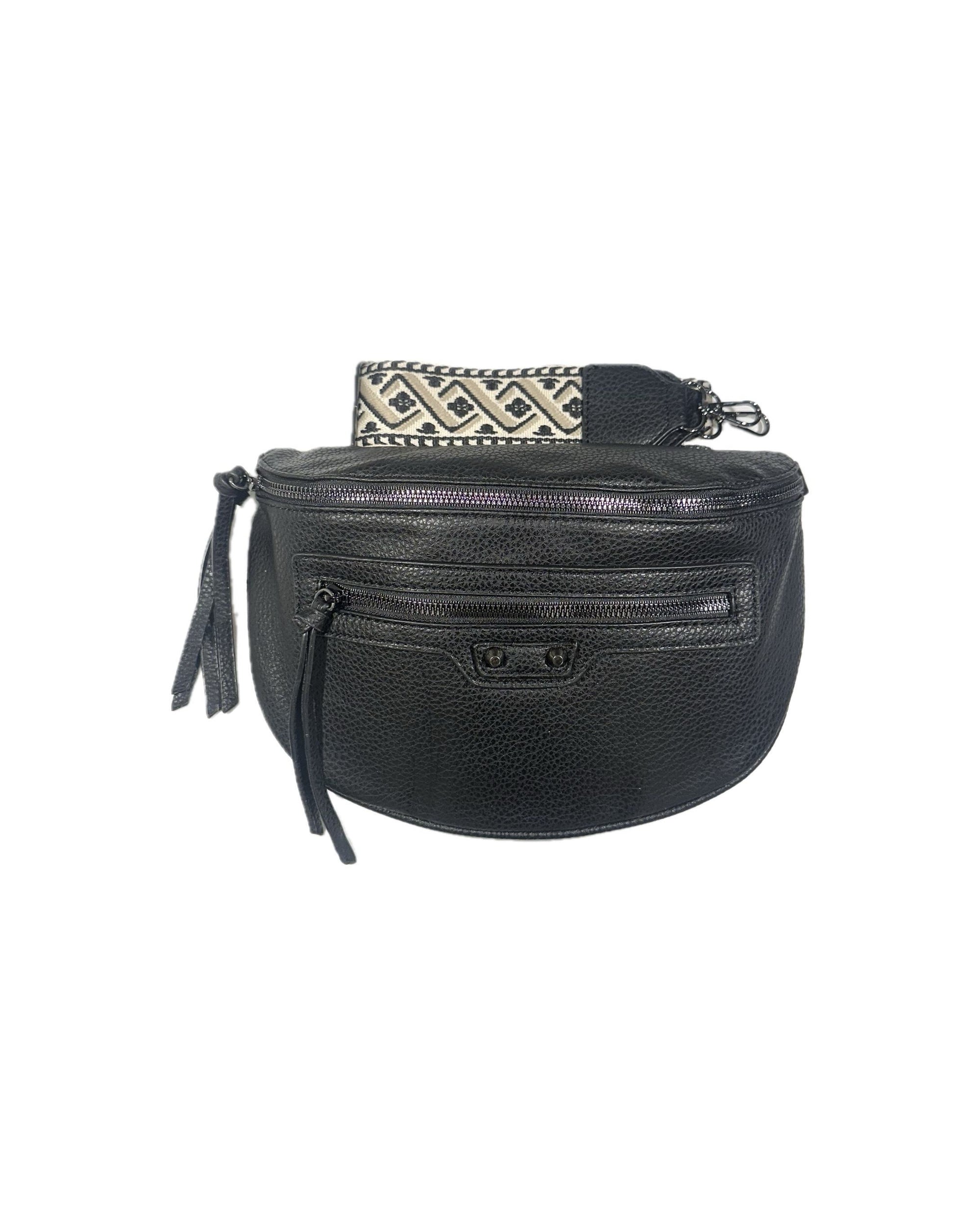 ac banane multi-teintes tendance – Taupe Camel & Métallisé