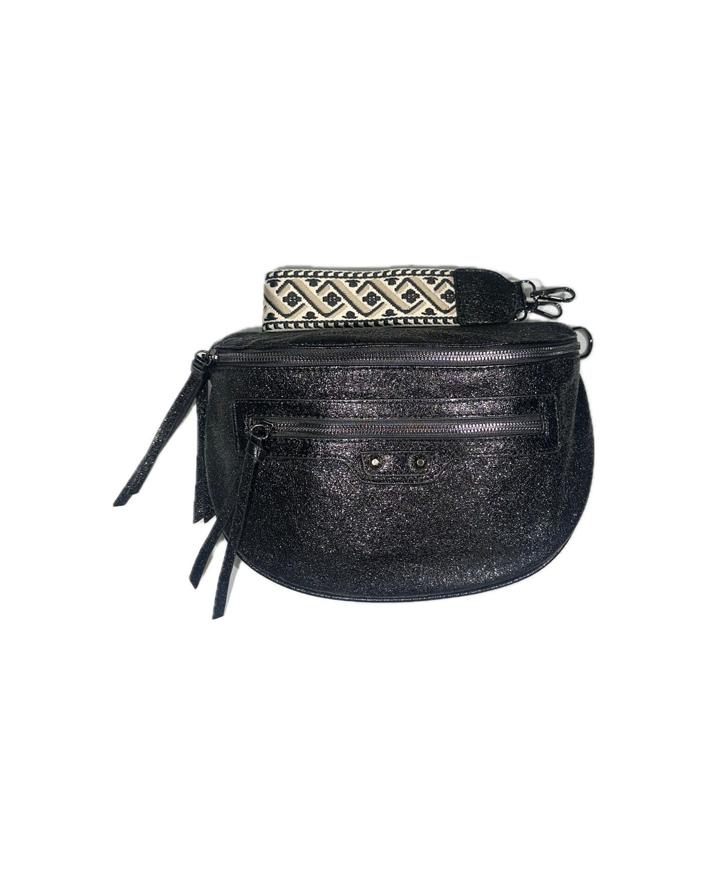 ac banane multi-teintes tendance – Taupe Camel & Métallisé