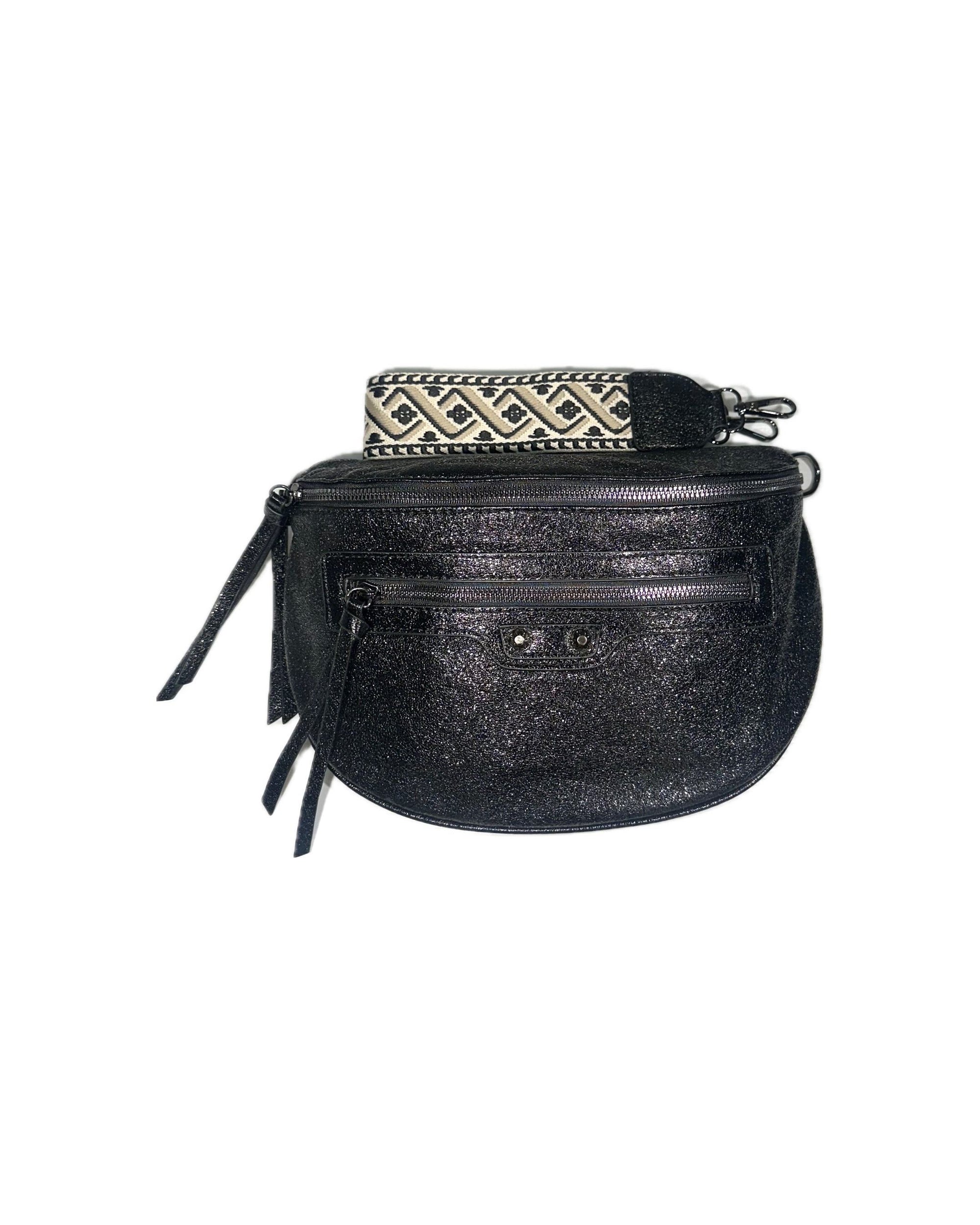 ac banane multi-teintes tendance – Taupe Camel & Métallisé