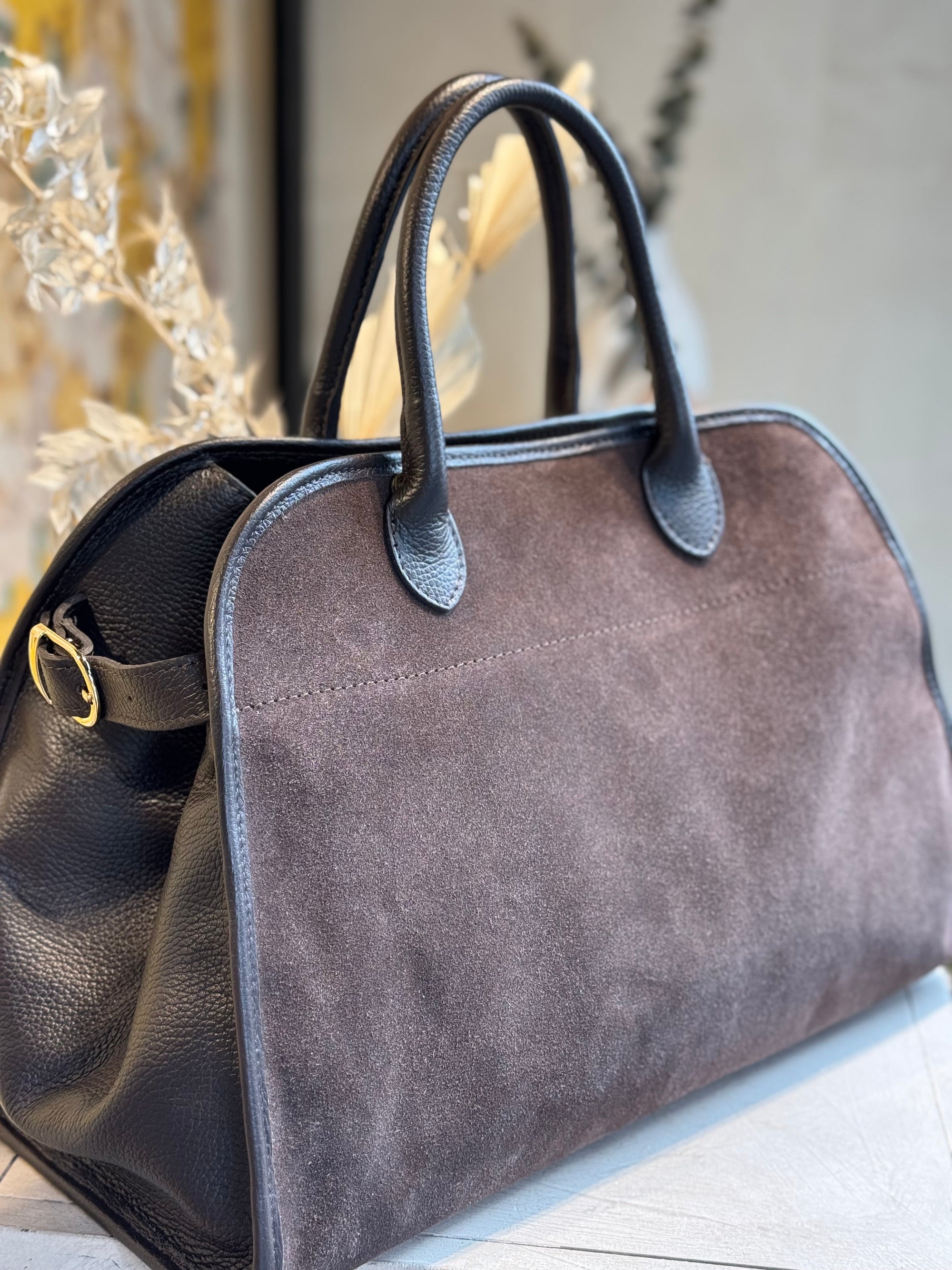 Sac Cabas en Cuir de Vachette – Made Italie| 42×30×24 cm