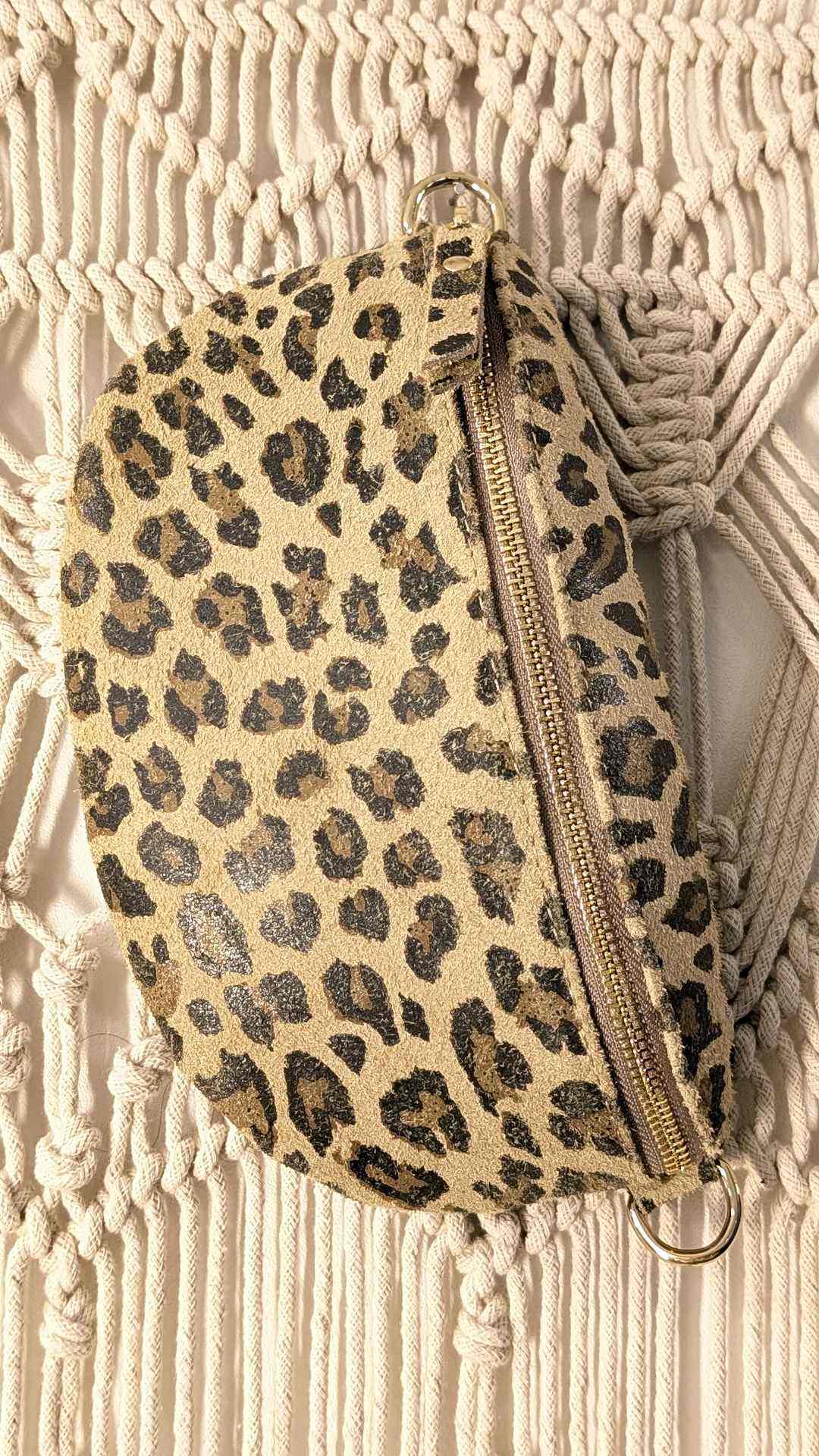 sac banane croute de cuir, Made In Italie