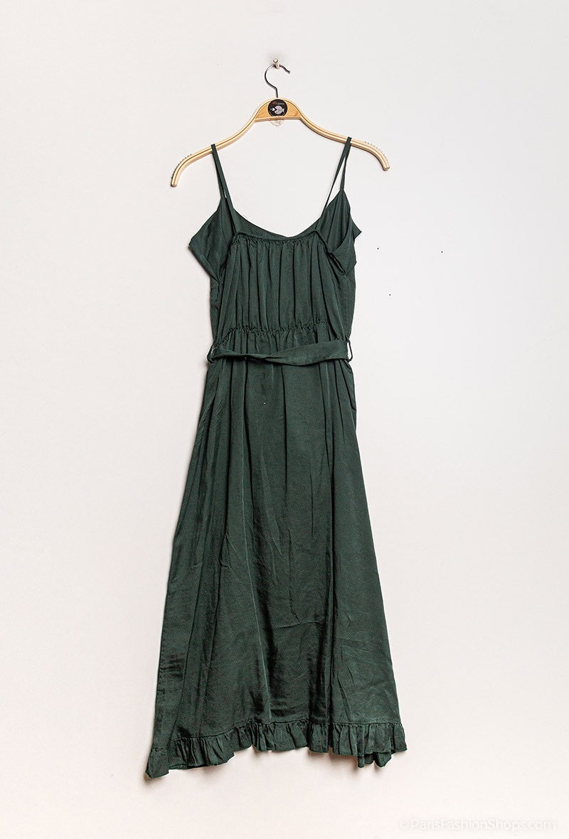 Robe à bretelles en lyocell – Fabriquée en Italie