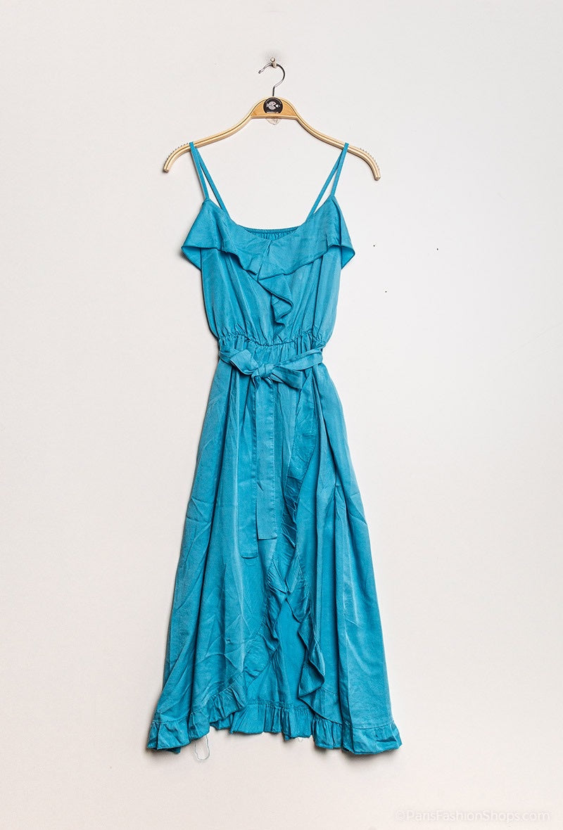 Robe à bretelles en lyocell – Fabriquée en Italie